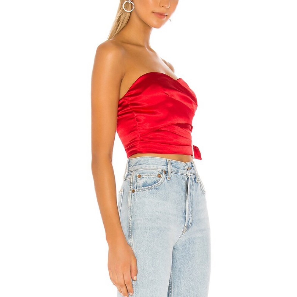 NWT Superdown revolve trixie strapless bustier top 💎 - Picture 5 of 7